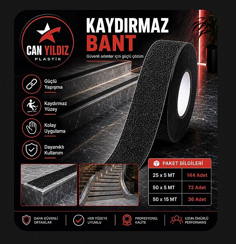 Kayd�rmaz bant 5CM 15METRE